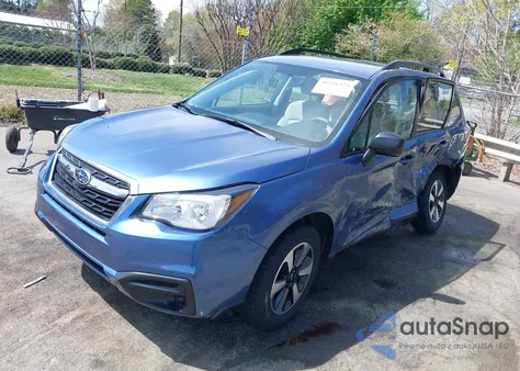 2018 Subaru Forester 2.5I z USA, uszkodzony, nr VIN JF2SJABC9JH525596